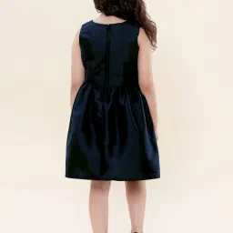 A.T.U.N. Kids Navy & Golden Sequence Dress image 2