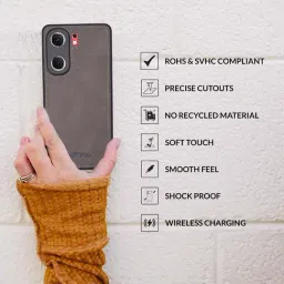 Sprig Back Cover for VIVO IQ NEO 9 PRO (Grey) image 4