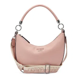 Guess Mauve Solid Monica Mini Hobo Bag image 1