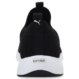 Puma Men's Softride Clean V2 Black Walking Shoes image 5