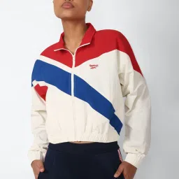 Reebok White & Red Printed Jacket image 1