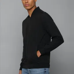 Allen Solly Black Cotton Regular Fit Jacket image 3