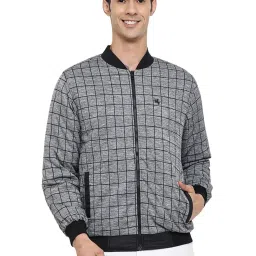 Cantabil Black Regular Fit Mandarin Collar Reversible Jacket image 3