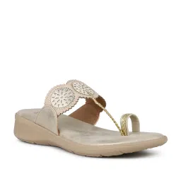 Inc.5 Women's Gold Toe Ring Sandals image 1