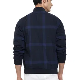 Cantabil Blue Regular Fit High Neck Reversible Jacket image 2