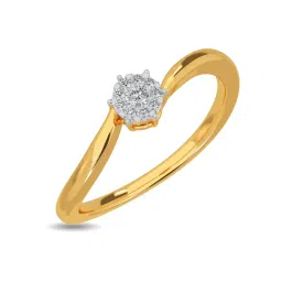 Kisna Diamond & Gold Jewellery Melissa 18k (750) Diamond & Gold Ring For Women image 1