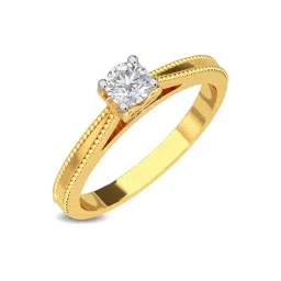 Kisna Diamond & Gold Jewellery 0.33 CT Sheridan Solitaire 18k (750) Diamond & Gold Ring For Women image 1