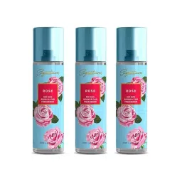 Signature Air Freshener Spray Rose 250 ml Bottle liquid Form for Rooms, Cars & Bathrooms, FG000712 (Pack of 3 Pcs)-image-82
