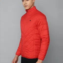 Allen Solly Red Cotton Regular Fit Quilted Jacket image 3