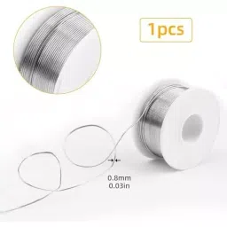 SCHOFIC Lead-Free Solder Wire with Rosin Core 100 g 0.8 mm Diameter image 5