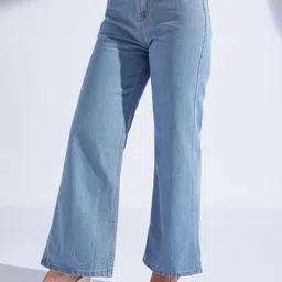 Miss Chase Women Wide Leg High-Rise Light Fade Jeans-picture-15