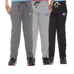 Vimal Jonney Kids Multicolor Mid Rise Trackpants - Pack of 3 image 1