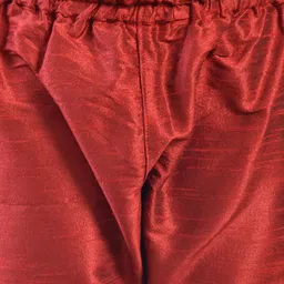 Pehanaava Boys Floral Embroidered Regular Kurta with Trousers image 3