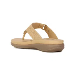 Bata Comfit Women Beige Open Back Sandals image 3
