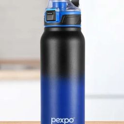 Pexpo Black & Blue Stainless Steel Amaze Hot & Cold Vacuum Insulated Water Bottle (740 ml)-picture-18