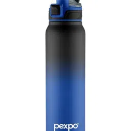 Pexpo Black & Blue Stainless Steel Amaze Hot & Cold Vacuum Insulated Water Bottle (940 ml)-picture-15