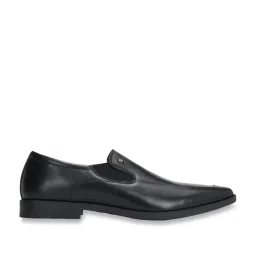 Louis Philippe Men's Black Formal Loafers image 1