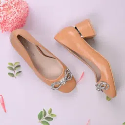 Ronnie Grey Women's Beige Casual Pumps-picture-28