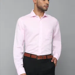 Allen Solly Pink Cotton Slim Fit Shirt image 1