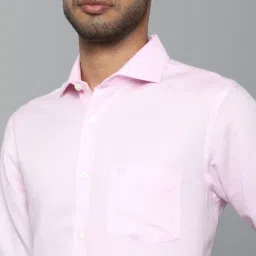 Allen Solly Pink Cotton Slim Fit Shirt image 4