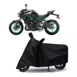 Auto Pearl Bike Cover for Kawasaki Z900 BS6 (Black)-picture-13