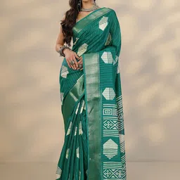Libas Ethnic Motifs Woven Design Zari Saree-picture-38