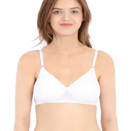 Clovia White Non-Wired Padded T-Shirt Bra-picture-45
