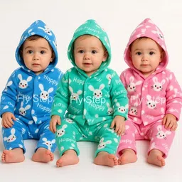 Fly Step Boys Cotton Blend Printed Clothing Set-picture-22