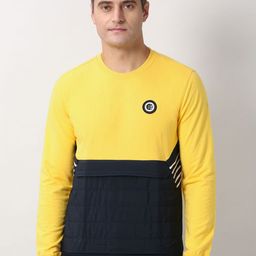 Peter England Casuals Men Patterned Crew Neck Pullover Sweatshirt-picture-28