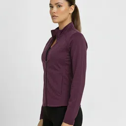 HRX by Hrithik Roshan Brand Logo Printed Mock Collar Running Sporty Jacket-picture-27