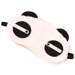 Jenna Straight Panda Face Sleeping Eye Mask With Cooling Gel - White image 4