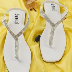 BAESD Women Colourblocked Open Toe Flats-image-96