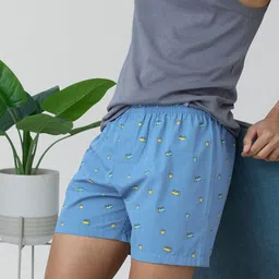 XYXX Men Printed Combed Cotton Splash Boxer XYBOX81 image 1