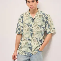 The Bear House Multi-Color Floral Regular Fit Shirt-image-52