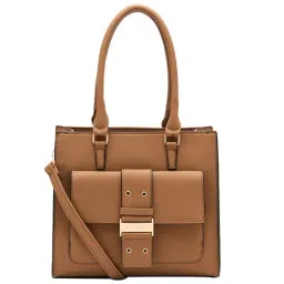 Giordano Blossoms 2020 Tan Textured Medium Handbag-picture-19