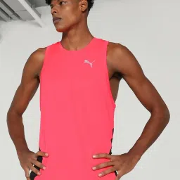 Puma Running Favorites Red Regular Fit Gym Vest image 1