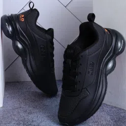 Columbus Men's Black Running Shoes image 1