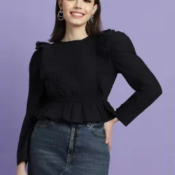 Forever 21 Black Cotton Top image 1