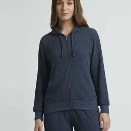 Pepe Jeans Blue Plain Hoodie image 1