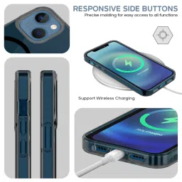 GRIPP NEO Mag-Safe Shock Absorbent Protection Case for iPhone 14 - Smoke image 3