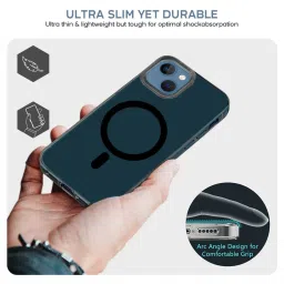 GRIPP NEO Mag-Safe Shock Absorbent Protection Case for iPhone 14 - Smoke image 5