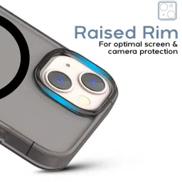 GRIPP NEO Mag-Safe Shock Absorbent Protection Case for iPhone 14 - Smoke image 2