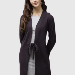 Cayman Violet Self Design Long Shrug image 1