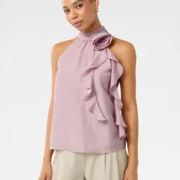 Forever New Pippi Rosette Halter Top image 3