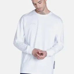 Puma one8 Classics White Cotton Relaxed Fit Sweatshirt-picture-33