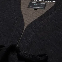 Cayman Black Self Design Long Shrug image 5