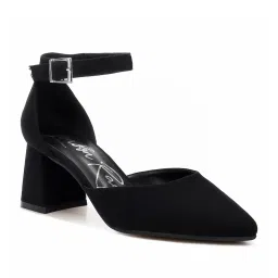 London Rag Women's Black Ankle Strap Sandals image 1