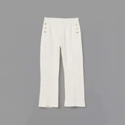 Fame Forever by Lifestyle Off White Regular Fit Pants image 1