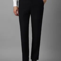 Louis Philippe Z Black Slim Fit Trousers image 1