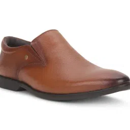 Hush Puppies by Bata Men's ALPHA E 24 Tan Loafers image 4